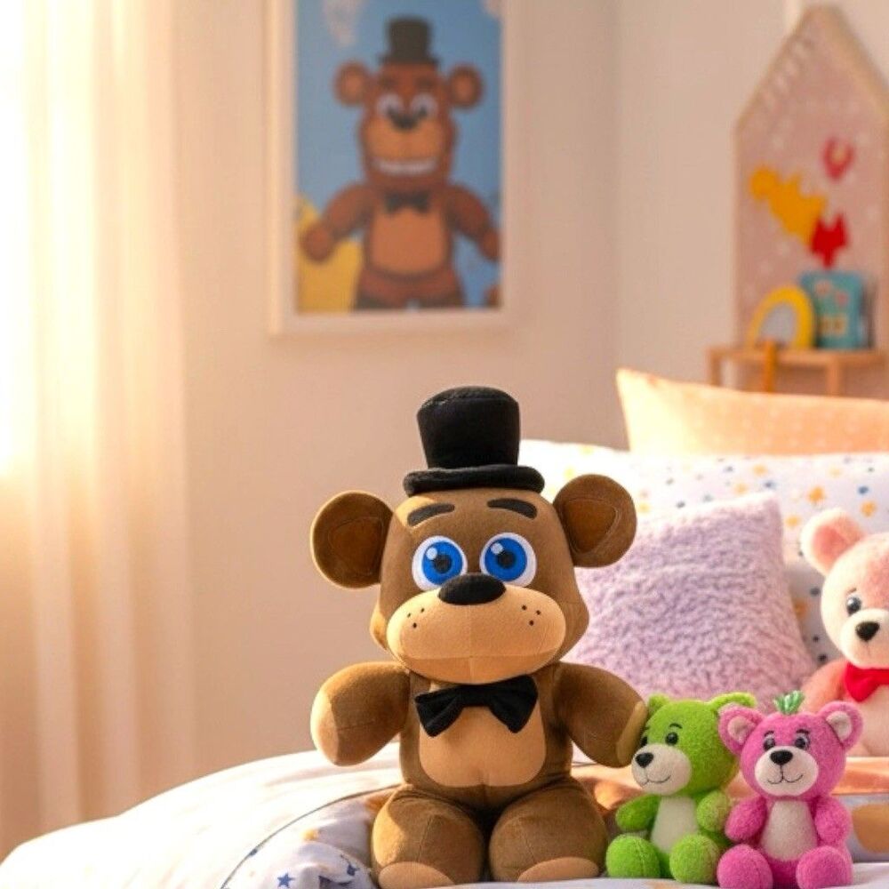 NEW W TAG! Five Nights at Freddy's Pillow Plush Bed 18'' Freddy Fazbear Kids